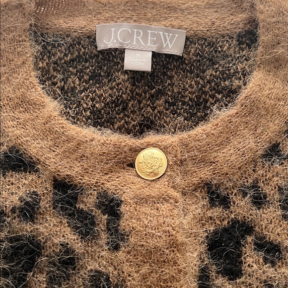 NWOT J Crew Brushed Sweater Lady Jacket - Picture 6 of 7